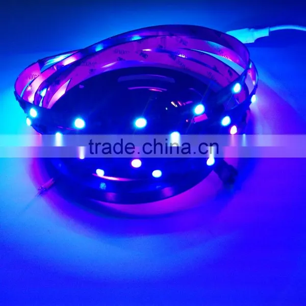 12V WS2811 30leds/m 5050SMD Digital RGB Dream Color Pixel LED Strip 10mm Black/White PCB 30led/m WS2811 Led Strip 10 IC photo-5