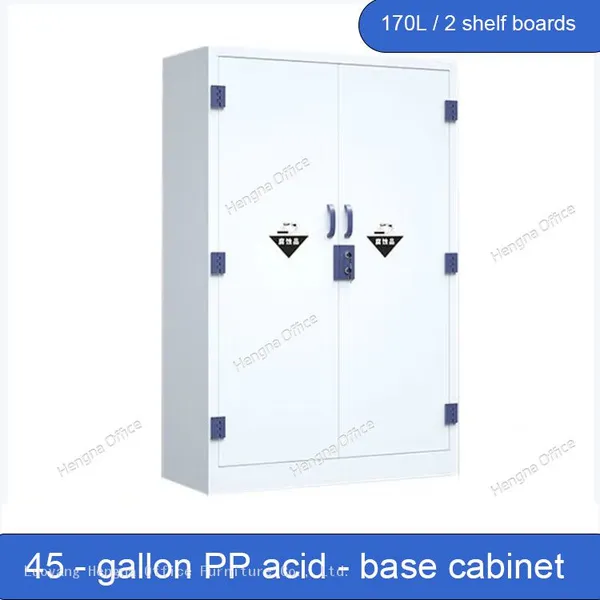 Laboratory Polyethylene Acid and Corrosive Chemicals Safety Storage PP Cabinet