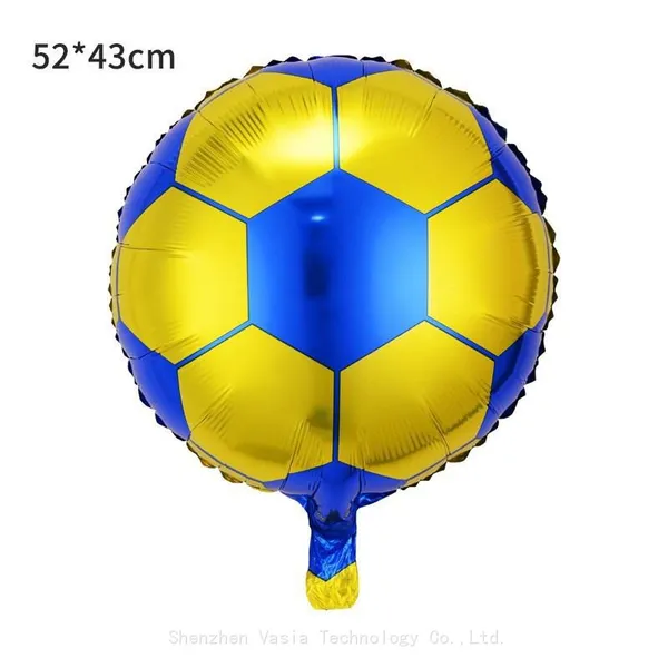 Wholesale 18-Inch Sports Foil Balloons - Football, Basketball & Rugby for Birthday & Sports Events photo-4