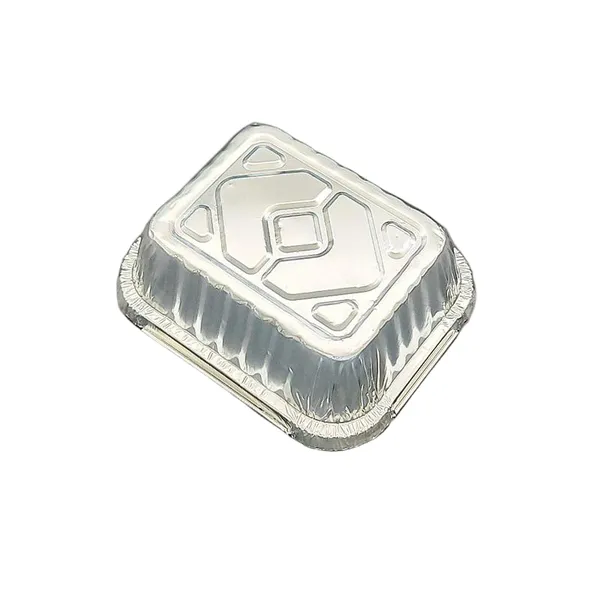 Aluminum Foil Tray 350ml Rectangular Disposable Container for Food Storage and Baking photo-2