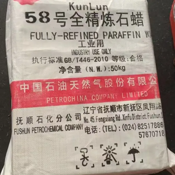 56 58 60 Kunlun Fully Refined Paraffin Wax Paraffin Wax Ton Petrochina Paraffin Wax photo-4