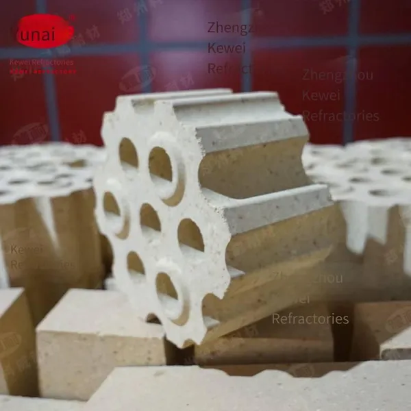 Low Creep High-alumina Seven-hole Checker Brick for the Regenerator of Hot Blast Stove, With Good Stability and High Compressive Strength photo-3