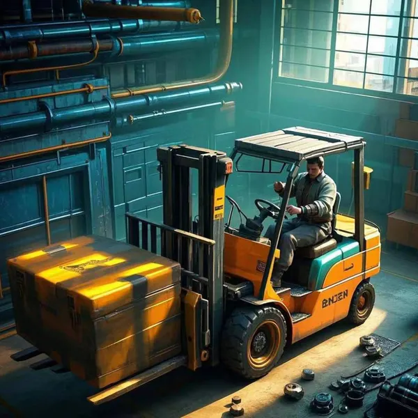 Forklift Rental on Qinzhou South Road, 50-ton Crane Rental, Elevated Work Platform Rental, and Installation and Positioning of Large-scale Equipment
