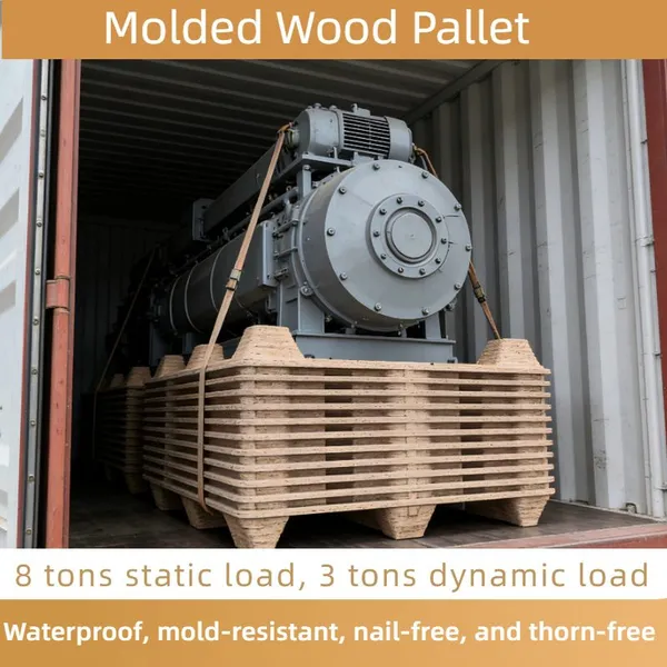 Food and Pharmaceutical Grade Molded Wood Pallets — Nail-Free, Splinter-Free, Safe, and Eco-Friendly photo-3