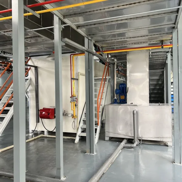 Turnkey Powder Coating Production Plant Dedicated To Iron Enclosure Surface Treatment Work