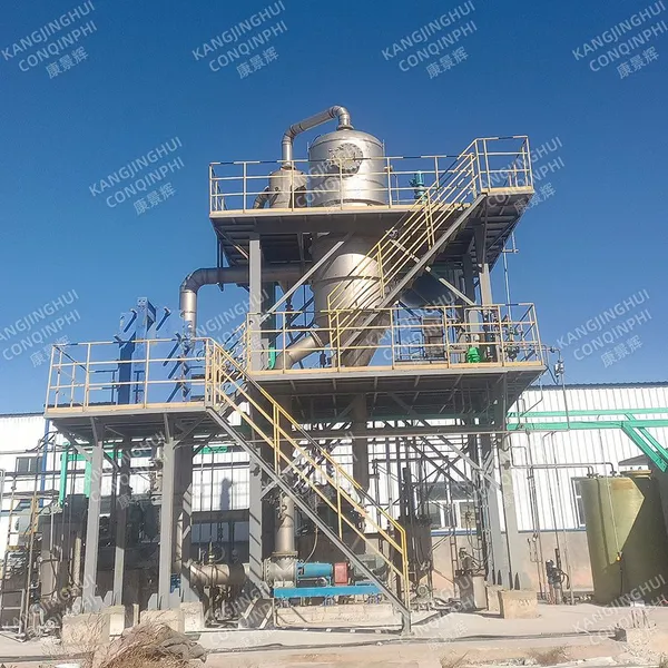 304 Stainless Steel MVR Evaporator for Wastewater Concentration With PLC Control photo-3
