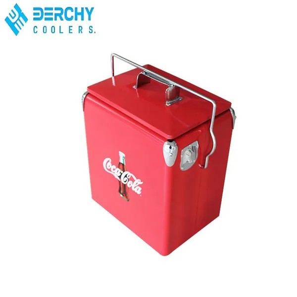 17L Derchy Outdoor Beer & Wine Ice Bucket Cooler Portable Modern Minimalist Iron Box
