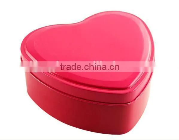 Heart Shaped Metal Tin Can for Wedding Candy Packing photo-3