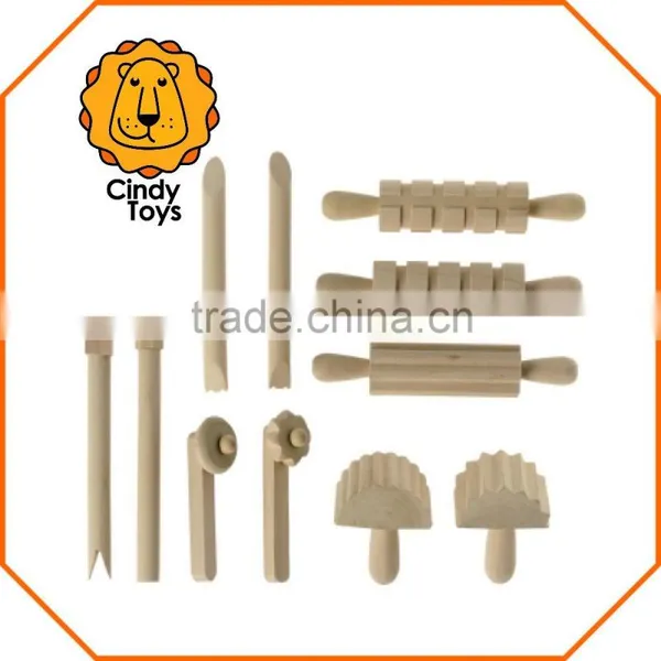 Wooden Craft Modelling Set Hard Wood 11 Pcs for Kids photo-2