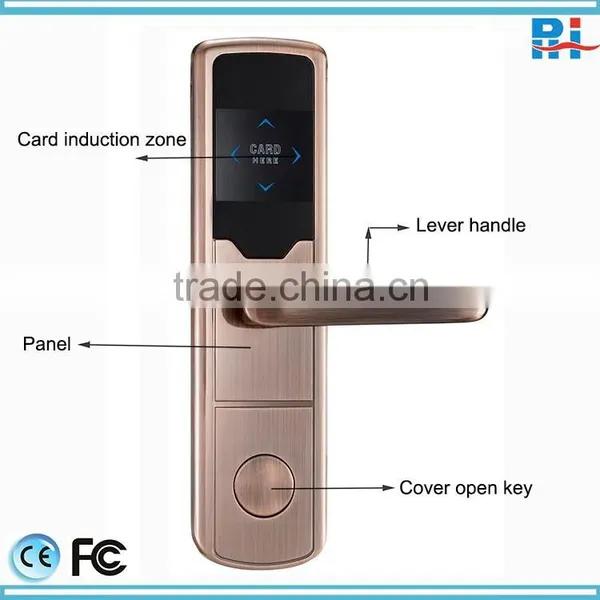 2015 New Golden Electronic Smart Security Hotel China Ypn Door Lock photo-2