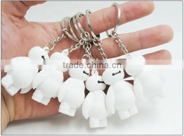 Cartoon Action Figure Plastic Keychain for Promotion Keychains For Kids photo-4