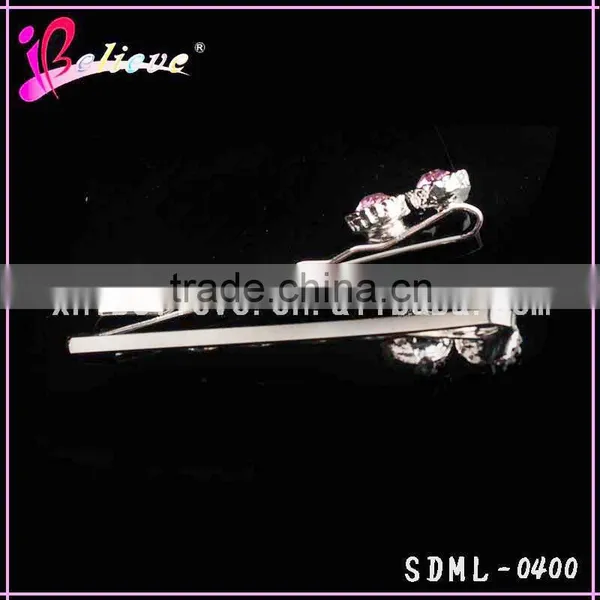 Fancy Decorative Hair Pins Wholesale Hair Accessories Pink Rhinestone Hair Pins photo-4