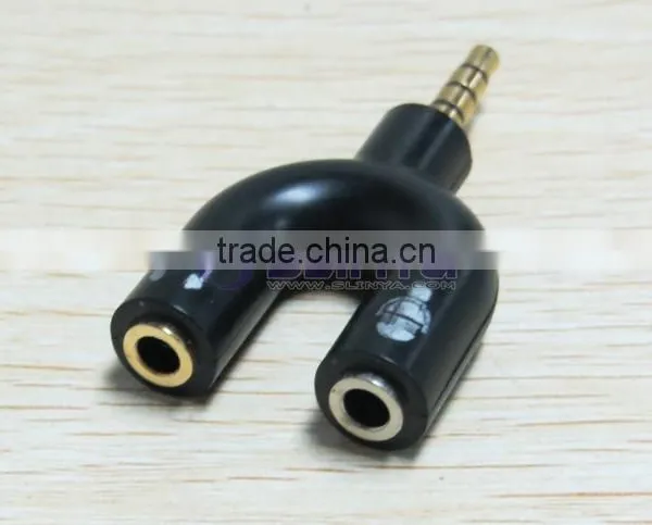 Earphone Headphone Jack Ear Cup Splitter Adaptor Music Share Set photo-5