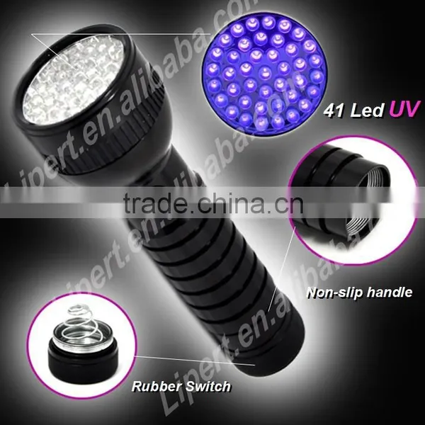 (120059) New Design High Brightness Best Price 41 Led uv Flashlight photo-2