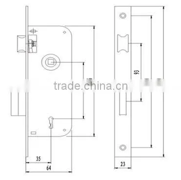 2016 China Top Security Electronic Key Hotel Door Lock photo-2