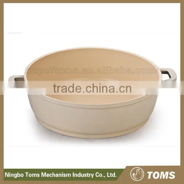 China Wholesale 24cm/28cm Aluminum Cast Iron Casserole