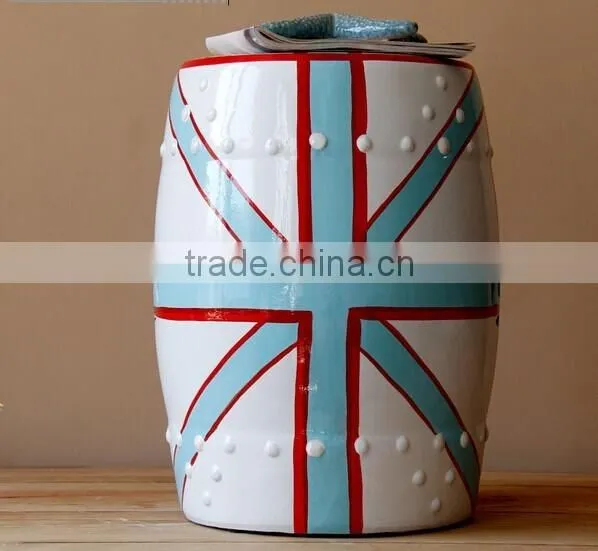 Wholesale Ceramic Squat Chinese Antique Porcelain Garden Stool Jingdezhen photo-2