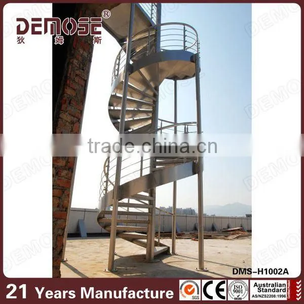 Used Metal Stairs Galvanized Outdoor Spiral Staircase Stairs photo-2