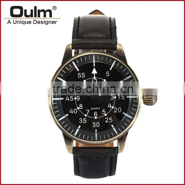 2015 Watches Men Luxury, Vintage Bulge Case Watch, Factory Price Travel Watches photo-2