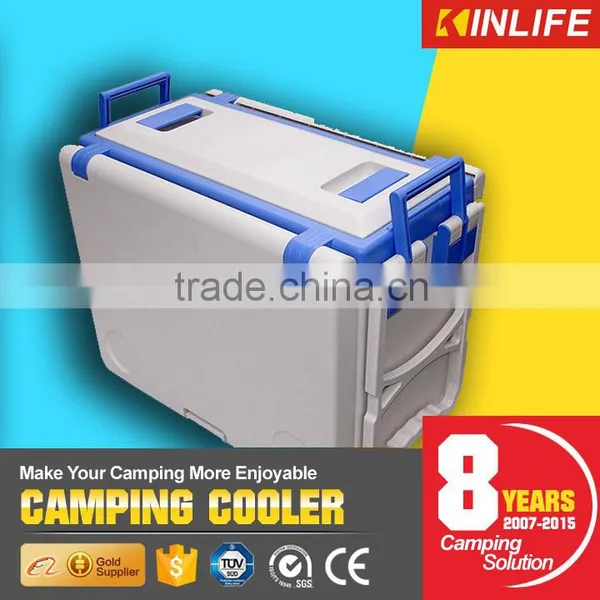 Camping Cooler Box With Fold-able Table and Chair photo-6