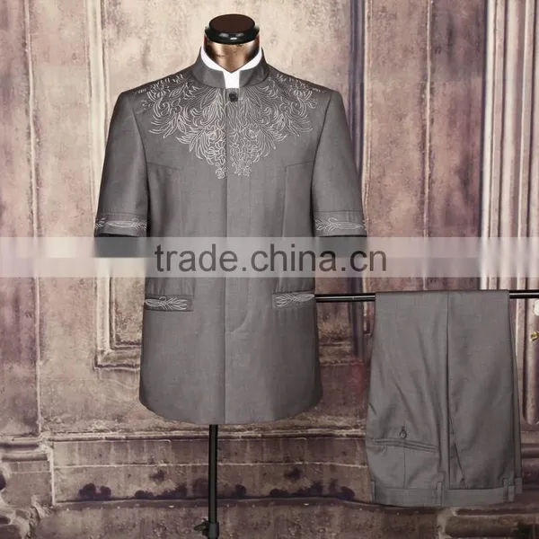 New stylish fashion latest men short sleeve suits