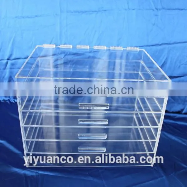 China New Products Lucite Makeup Display, Acrylic Lucite Makeup Box, Lucite Makeup Storage Boxes photo-6