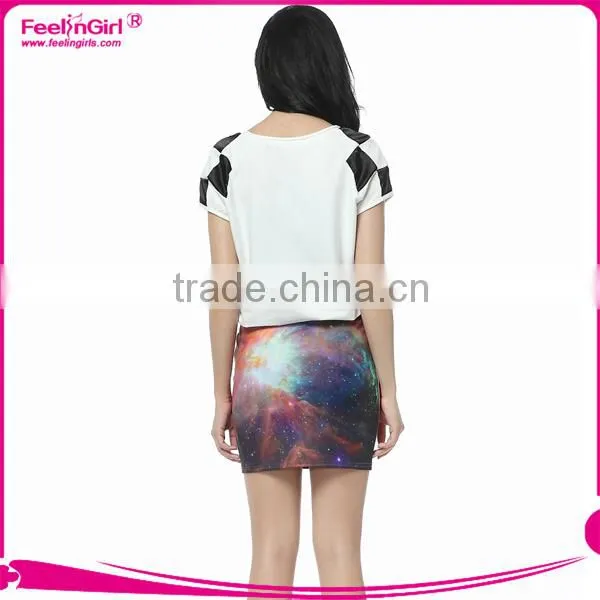 Fast Delivery Spotr Fancy Mature Top Designs Skirt photo-2