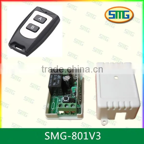 12v rf 315/433Mhz Interlock Wireless Remote Control Relay Switch SMG-801 photo-6