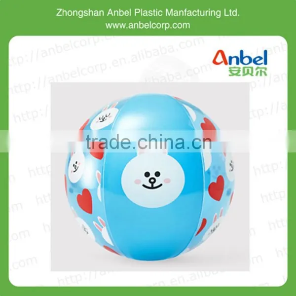 Anbel Cute Face Recreation Sports Inflatable Beach Ball photo-5