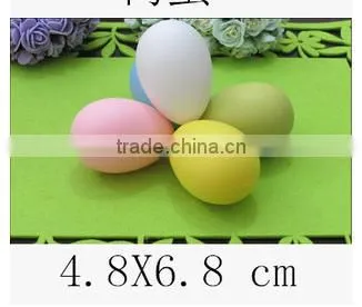 Colorful Printing Party Decoration Big and Small Plastic Easter Eggs