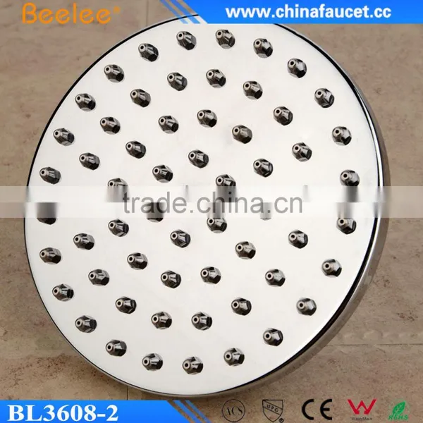 Beelee Bathroom Round 8'' Brass Mix Water Saving Top Shower photo-4