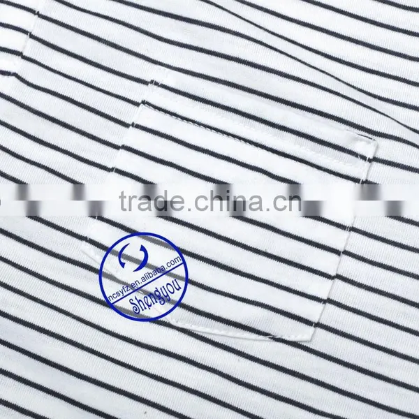 Custom Wholesale Striped Stand Collar Polo Shirt for Men photo-6