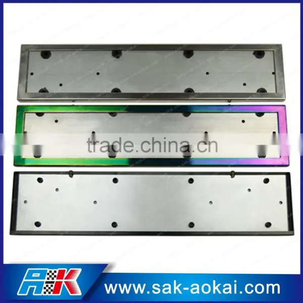 Metal Iron License Plate Frame Colorful License Plate