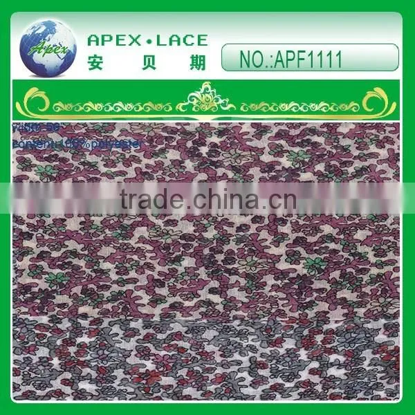 China Factory Fashionable Floral Chiffon Fabric photo-2