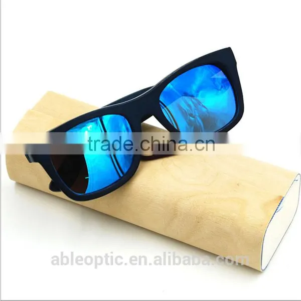 New Stylish 2016 Vogue UV400 Mirror Lens Custom Italy Design Bamboo Wooden Polarized Sunglasses CE Supplier's Choice photo-5