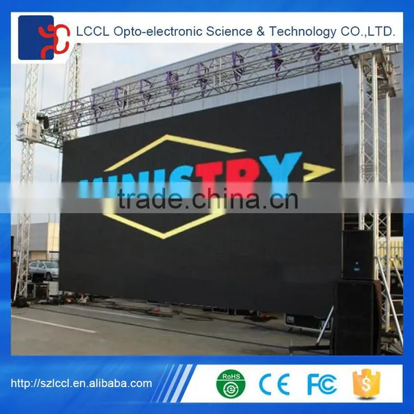 Shenzhen LCCL Factory Price Big Screen HD Full Color Smd p8 Outdoor Led Module photo-5