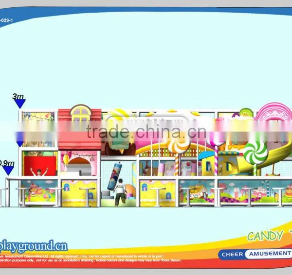 Cheer Amusement Children Indoor Candy Castle Amusement Park photo-4