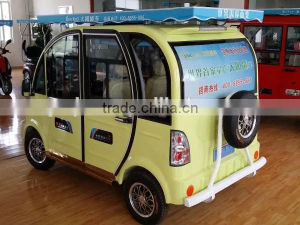Top Sell Solar Electric Car& Motorcycle,electric Scooter&bike With Solar Panel(60V 1200W) photo-3