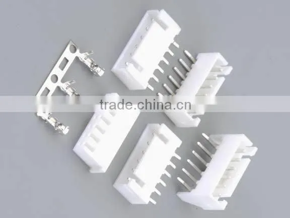 Pitch:2.50mm Wafer Single Row 180 Angle Dip Type 6 Pin Connector