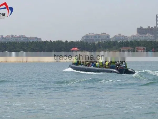 CE Certificated Safe 8M Big Large Inflatable Boat In Stock photo-2