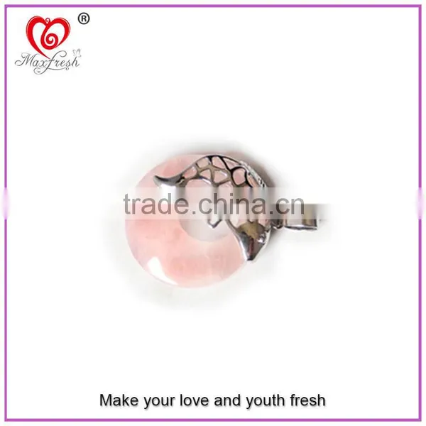 Natural Quartz Crystal Point Pendant With Fish Shape Metal Crystal Necklace Pendant Lucky Fish Car Crystal NEW Hanging Pendant photo-5