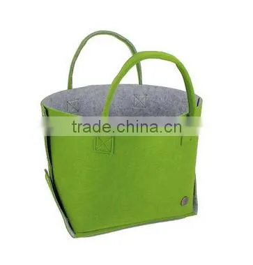 Lanvdesign Felt Tote Handbag Shopping Hand Bag Foldable Tote Bag With