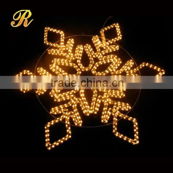 Chinese Import Sites Led Snowflake for Christmas Street Decorations photo-5