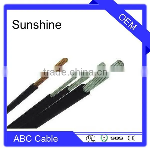 Overhead Stranded Aluminum ABC Cable With AAC ACSR Bare Neutral Message photo-6