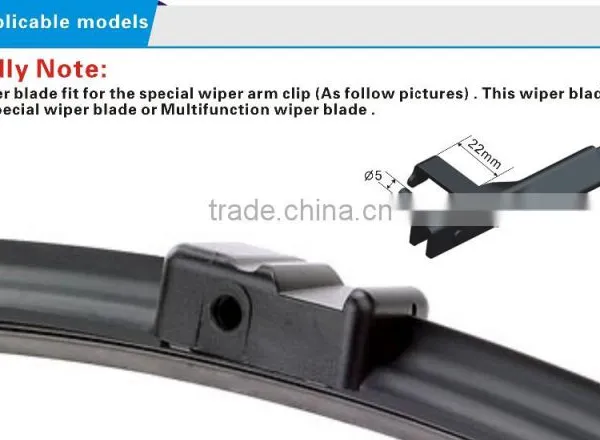 S580 25 Inch Soft Windshield Car Wiper Blade photo-5