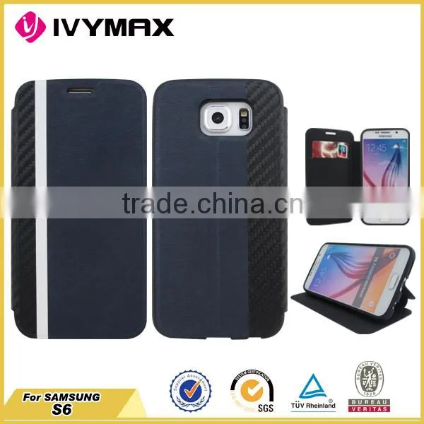 Colorful Mobilephone Case for Samsung Galaxy s6 New Wallet Leather Case photo-5