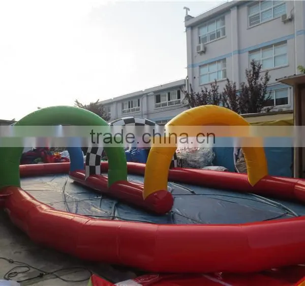 Lanqu Inflatable Race Kart Zorb Ball Track Race Track photo-5