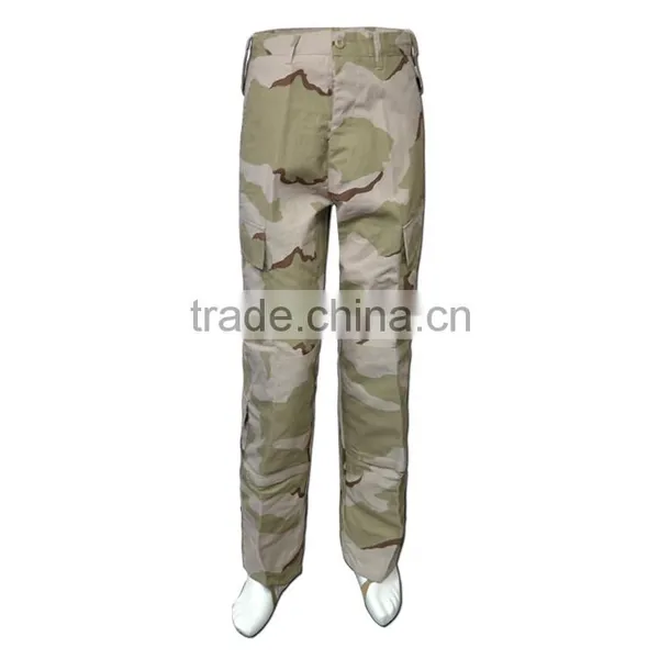 Angola Army Desert Camouflage Pants Military Long Pants for Training Wear