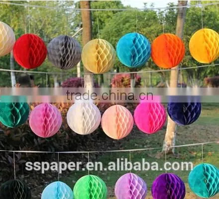 Hotsales Honeycomb Paper Ball for Decoration Wedding photo-2