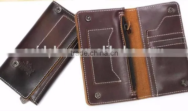 High Quality Man's Wallet,soft Top Grain Leather Men Wallet,supple Genuine Leather Man Wallet With Custom Logo photo-4